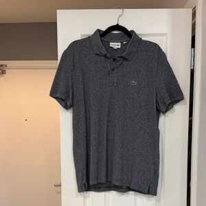 Lacoste Men's Charcoal Polo Shirt